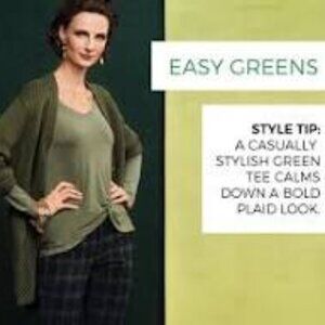 Cabi Fall Olive Green Ariel Cardigan Size XSmall